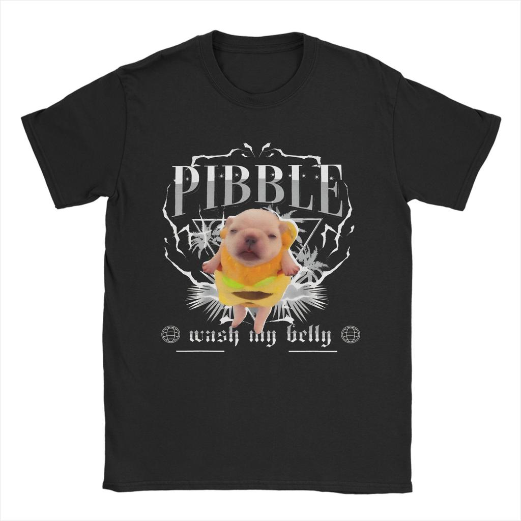 All Seasons Funny Pibble Meme Wash My Belly T Shirt For Unisex 100% Cotton Tee Shirt Short Sleeve Tops