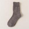 Autumn and Winter Velvet Thickened Warm Men's Socks Winter Men's Medium Tube Socks Floor Socks