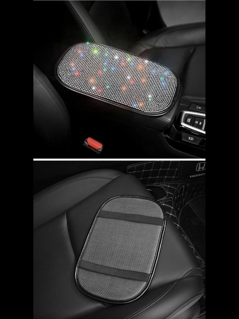 Универсальная утолщенная ромбовидная защитная накладка на подлокотник автомобиля