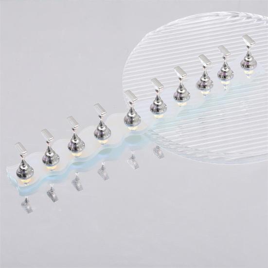 Подставка для ногтей, прочный, длительный срок службы, держатель для практики маникюра Aurora Fantasy для практики и демонстрации маникюра