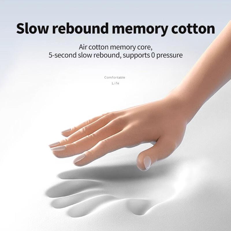 Multifunction U-Shaped Sponge Core Neck Pillow Slow Rebound Soft Travel Pillow For Sleeping Cervical Health Massage Nap Pillows