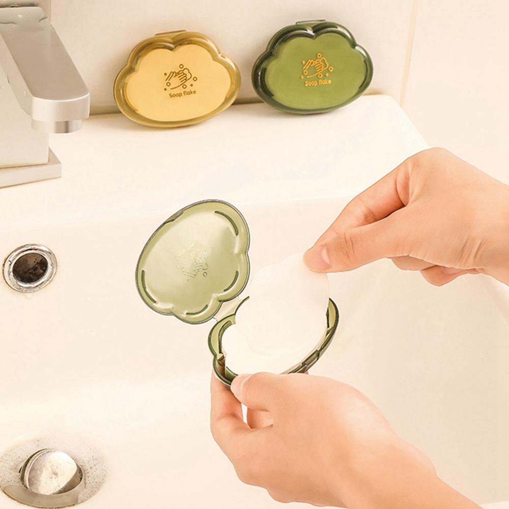 A20F-6 Коробки (300 листов) Портативная растворимая мыльная бумага для помещений, улицы, путешествий, кемпинга, походов