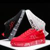 Fashion 2025 Fashion Women Vulcanized Shoes Sneakers Ladies Lace-up Casual Shoes Breathable Canvas Red White Lover Shoes Graffiti Flat