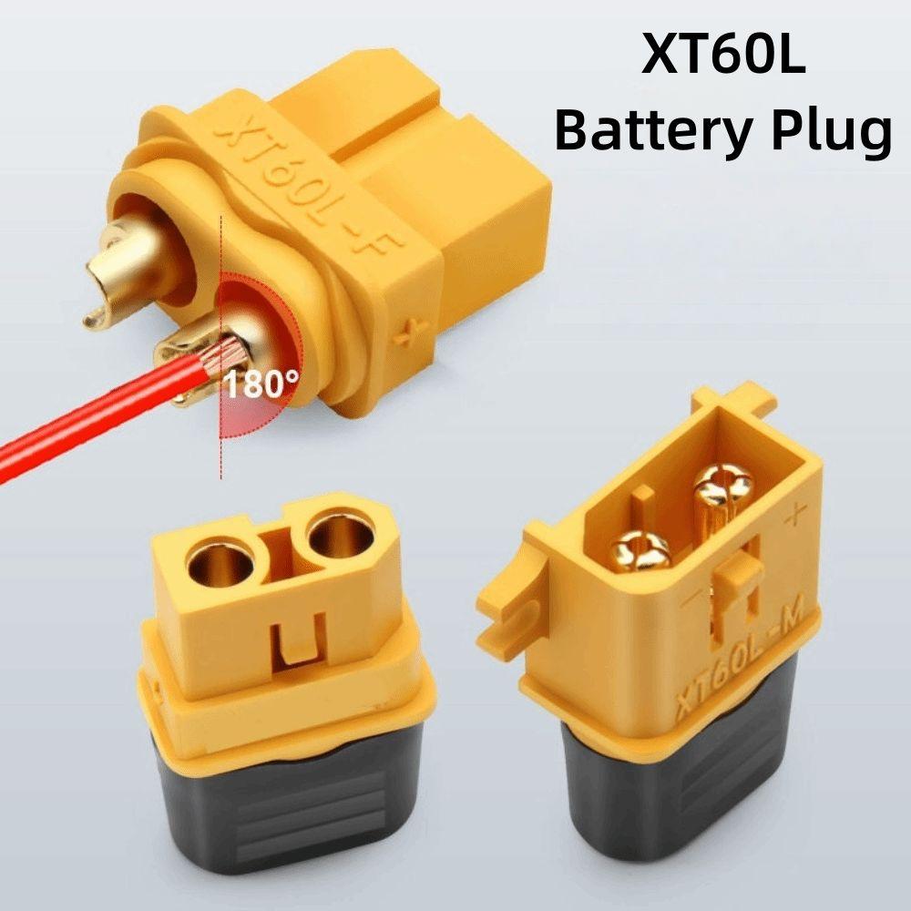 Amass XT60L-F M Plug Yellow Male Female Plug New XT60L Connector RC Car Parts