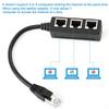 Разветвитель RJ45 1 на 2 / 1 на 3 направления Сетевой адаптер Cat5 Cat6 Cat7 LAN Ethernet-кабель для расширения сети