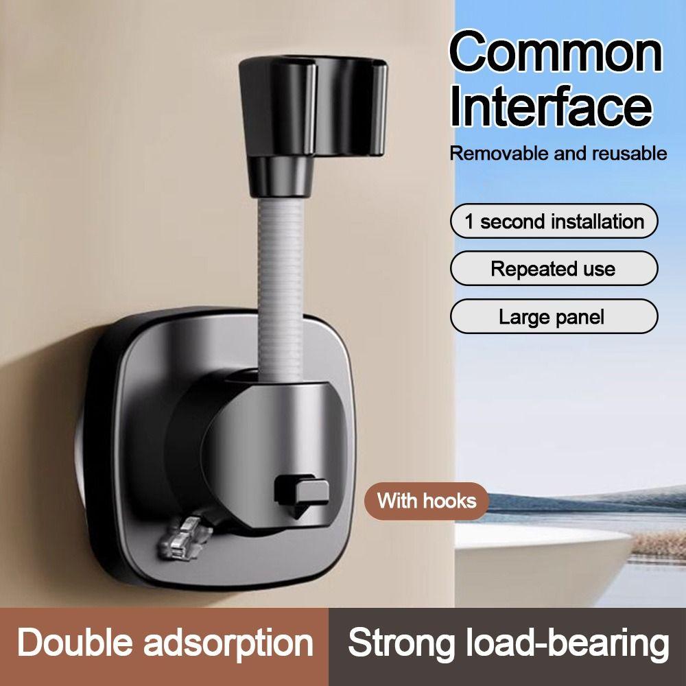 Relocatable Showerhead Bracket Adjustable Sprayer Fixed Base  Bathroom Accessories