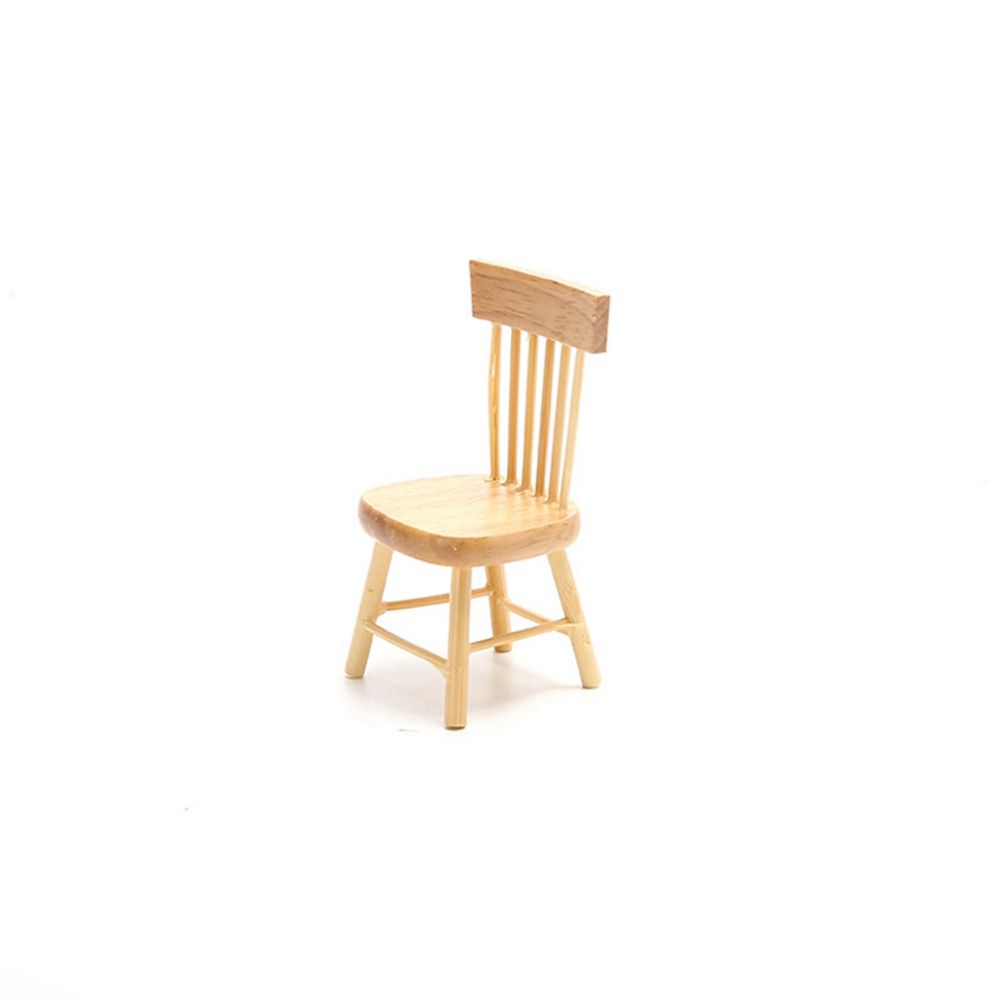 Accessories Miniature Doll House Decoration Wooden Table Simulation Chair Table Furniture Toys