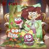 Amphibia 2D Flat Pattern Flannel Blanket High quality All Seasons Warmth and Comfort Perfect for Christmas Gifts.NMT0928010