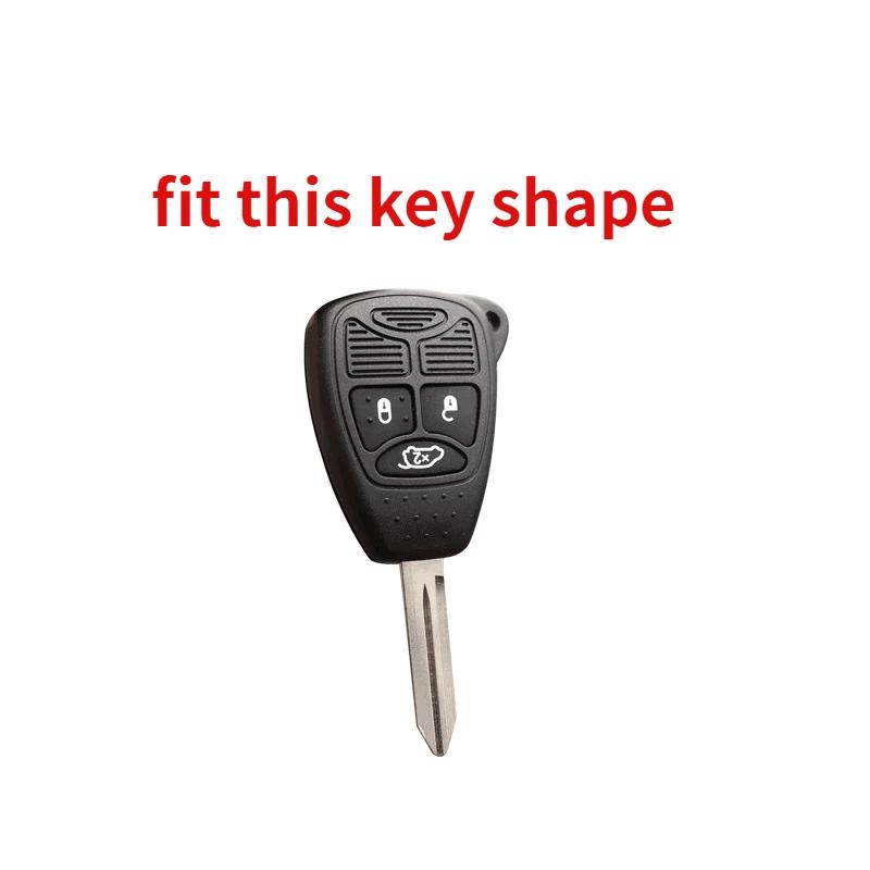 Car Remote Key Case Cover Shell For Jeep Wrangler Compass Patriot Liberty Chrysler 300 PT Dodge JCUV Caliber Nitro Accessories AMN1