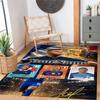 Mbappe 103 Customizable Name Floor Rug Office Rug Suitable for Game Room Bedrooms Balcony Playrooms Antislip Carpet Office home decor