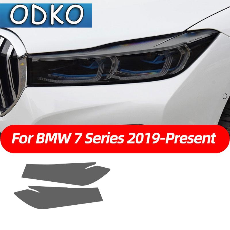 Черная smoked TPU наклейка Защитная пленка для фар автомобиля Для BMW F40 F22 F44 F30 F31 G20 F34 F32 F36 F10 G30 F06 F07 F12 F01 G11