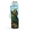 1PC Parrot Jungle Tropical Bird Pattern 750ml Color Plastic Sports Water Bottle Leakproof Flip Straw Lid Suitable for Sports Office Home Use