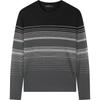 Qipai Men's 7A Antibacterial Striped Wool Blend Pullover Sweater