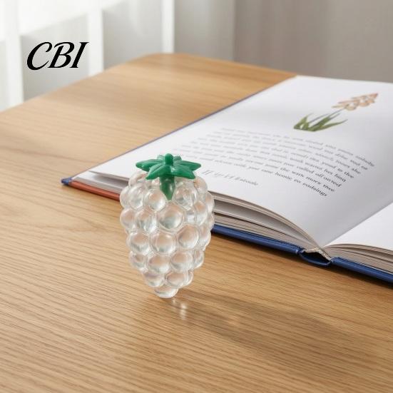 Fruit Calming Toy Strawberry Grape Stress Relief Toy, Realistic Squeeze Sensory Tension Gadgets Anxiety Relieving Office Desk for Kids Adults