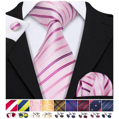 Hi-Tie Мужской шелковый галстук в клетку с бриллиантами, атласные однотонные фиолетовые свадебные комплекты для выпускного вечера