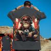 3d Hip Hop Monkey Print Short Sleeve T-Shirt For Men Street Trend Man Clothes Funny Men's T-Shirt Summer Casual Quick Dry Tees