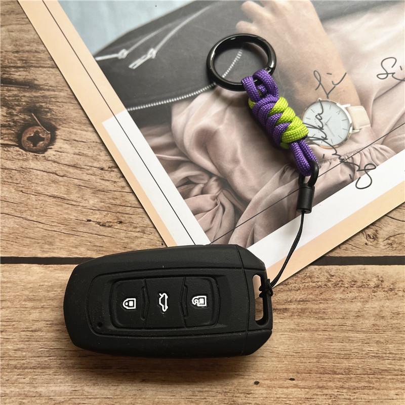 Key Ring Lanyard Matching Color Mobile Strap Metal Keyring Cord for Keys Short Lanyard Anti-lost Cellular String Couple Pendant