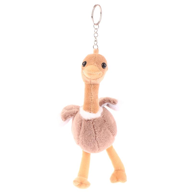 Милая плюшевая игрушка страус мультяшный кулон мягкая кукла брелок рюкзак автомобиль сумка Декор детский подарок