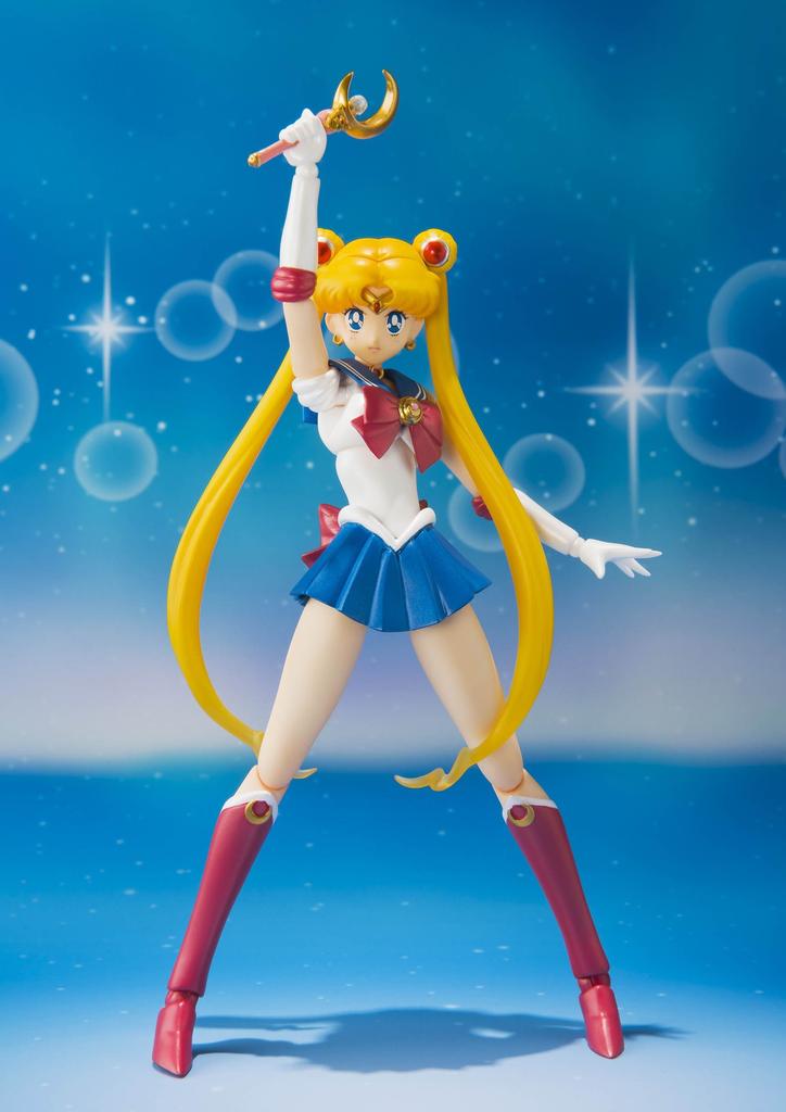 TAMASHII NATIONS Sailor Moon Sailor Moon Approximately 140mm Painted Movable Figure S.H.Figuarts ABS&PVC