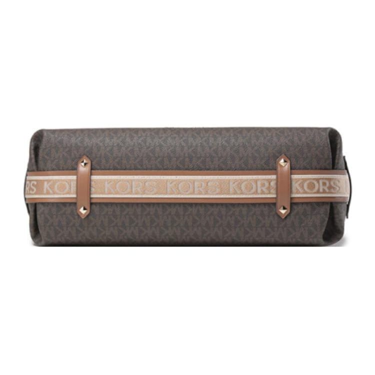 MICHAEL KORS Canvas One Shoulder Handbag Women's Brown/Acorn 30T2G5VH3B-252