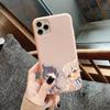 Anime Bungou Stray Dogs Phone Case for iPhone 14 11 12 13 Mini Pro Xs Max 8 7 6 6S Plus X XR Solid Candy Color Case
