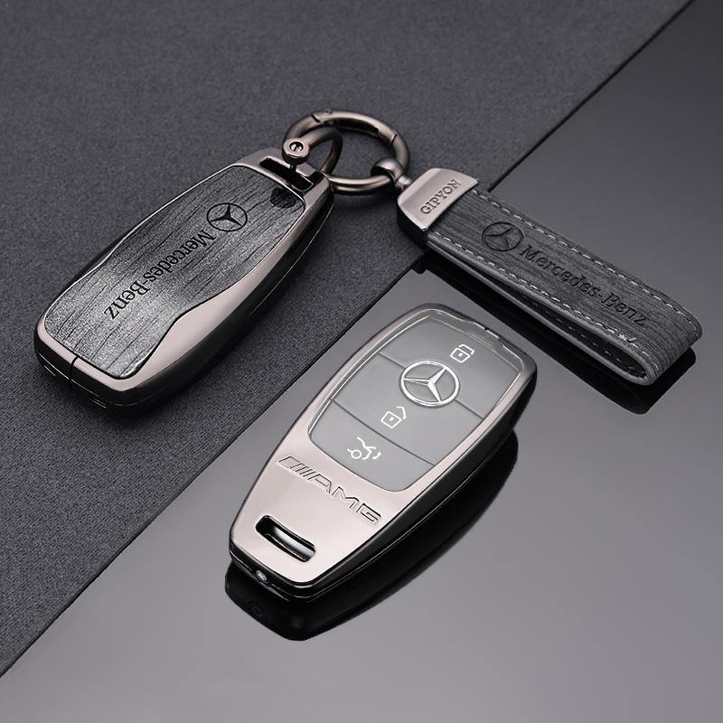 SFX1 For Mercedes Benz A B C E Class GLS GLA GLK GLC CLS CLA AMG W176 W204 W205 W212 W463 Leather Car Remote Key Case Cover Shell