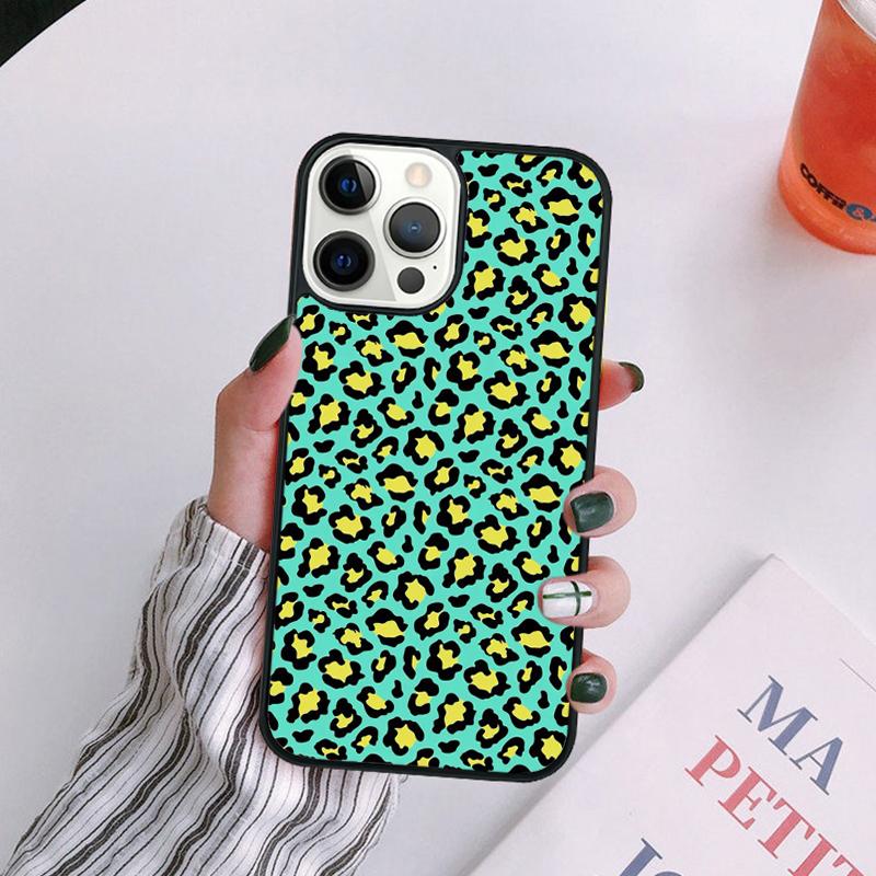 Модный Чехол для Телефона с Рисунком Тигра и Леопарда Для iPhone 17 Air 14 13 12 16Pro Max 15 Plus Max Чехол-Оболочка coque