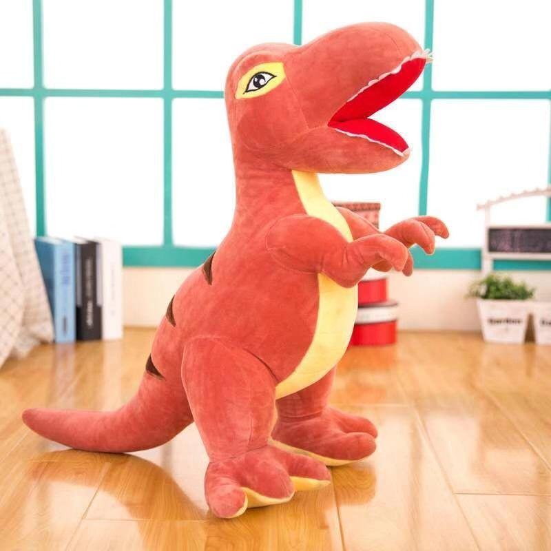 Simulation Dinosaur Plush Toy Doll Tyrannosaurus Doll Large Boy Rag Doll Pillow Children's Birthday Gifts Boys' and Girls' Toys