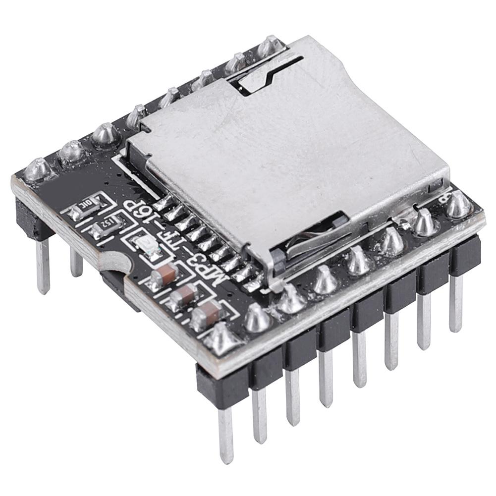 Модуль MP3-плеера DFPlayer Mini TF-карта USB-диск для Arduino Mini MP3 DF Player Аудио Голосовой Модуль IO/Последовательный Порт/AD MP3-TF-16P