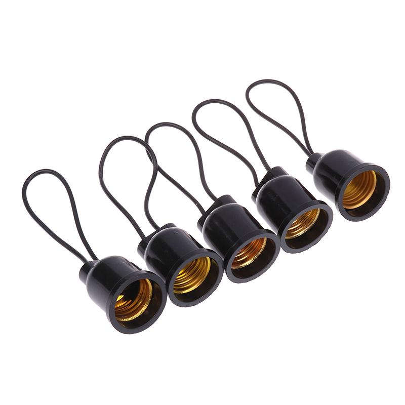 1/5 шт. Наружное освещение Лампа для выращивания растений Патрон E27 Водонепроницаемый Медный провод Патрон для лампы Основание держателя лампы с проводом