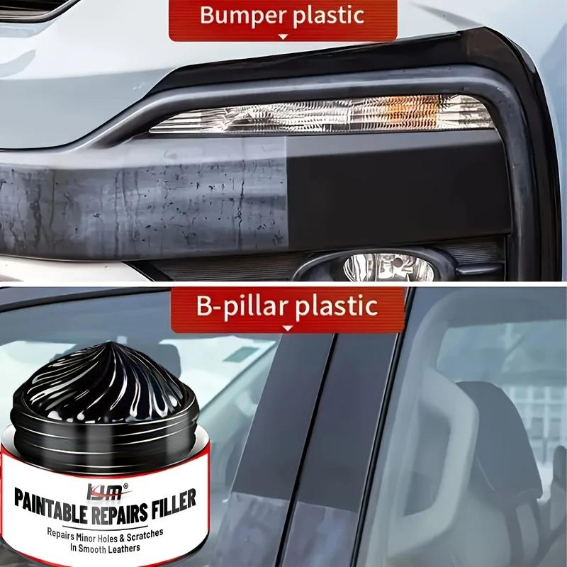 Воск для ремонта салона автомобиля - Нано-глянцевое покрытие для пластиковых деталей - Восстановление выцветания, царапин и пожелтения - Блестящие и защищенные шины