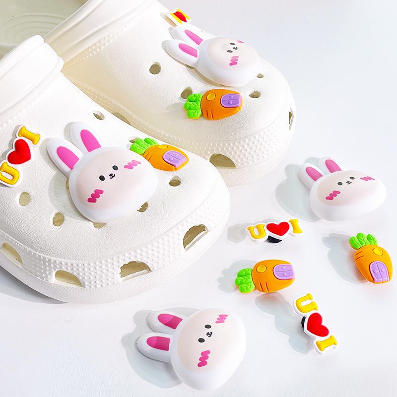 Милые пряжки для обуви Crocs в виде морских звезд и ракушек из смолы с высококачественными цветочными аксессуарами