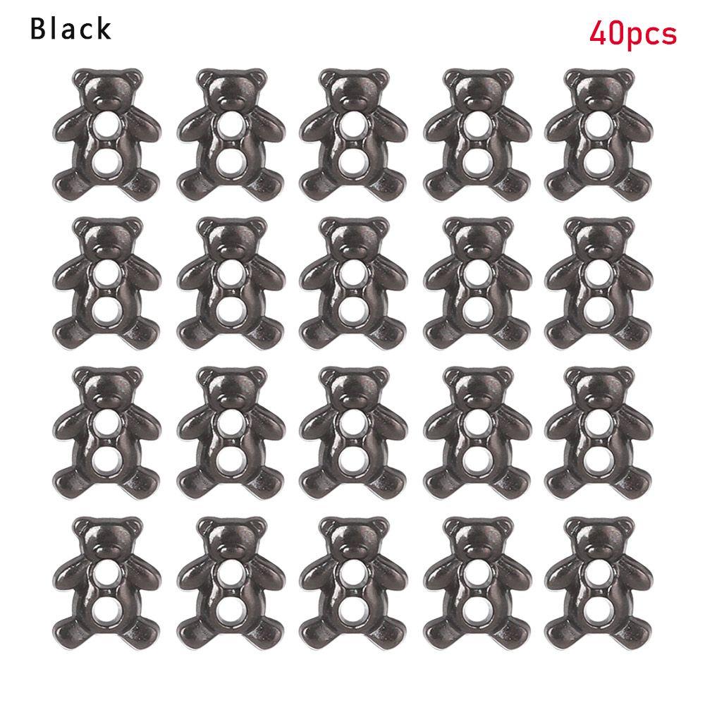 Узор медведя Украшения Ремесло Мини-пуговицы DIY Кукольная одежда Пряжка для шитья одежды Металлические пряжки