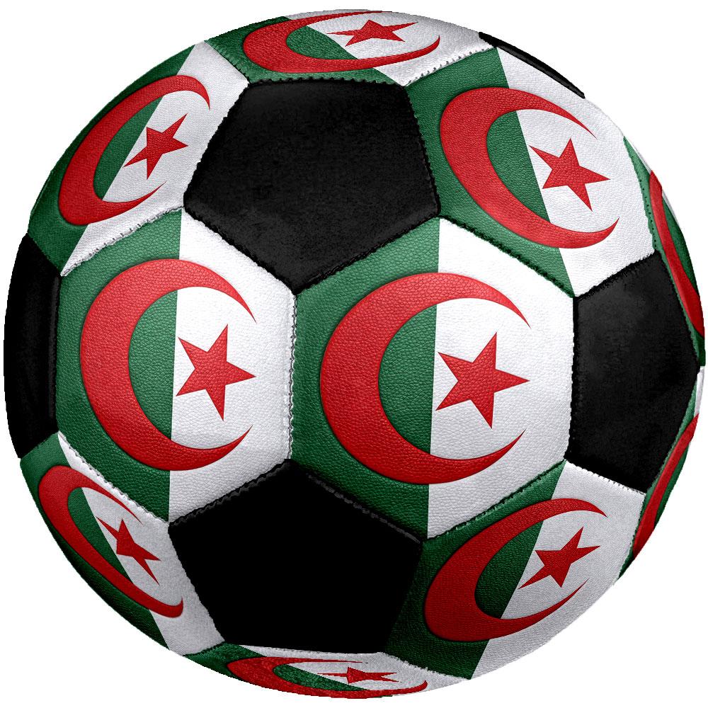 1pc Algeria National Football Team Soccer Ball Size 5 Indoor Soccer Ball Fashion Colorful Backyard Game - Great For Sports Fans Gift HE9