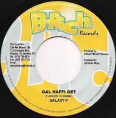 7-дюймовая пластинка DA'VILLE / GALAXY P - We Nuh Pet / Gal Haffi Get FF003 B-Rich Records 2003 Ямайка Регги, Ска и Даб Б/У