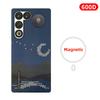 Для Red Magic 11 Air/11 Pro/11 Pro+ карбоновый чехол 600D кевларовая арамидная волокнистая ткань ультратонкий жесткий чехол магнитный черныйТонкийлегкийкрасный