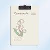 Cute Flower A4 Folder, Pad, Tablet, Student Office Supplies