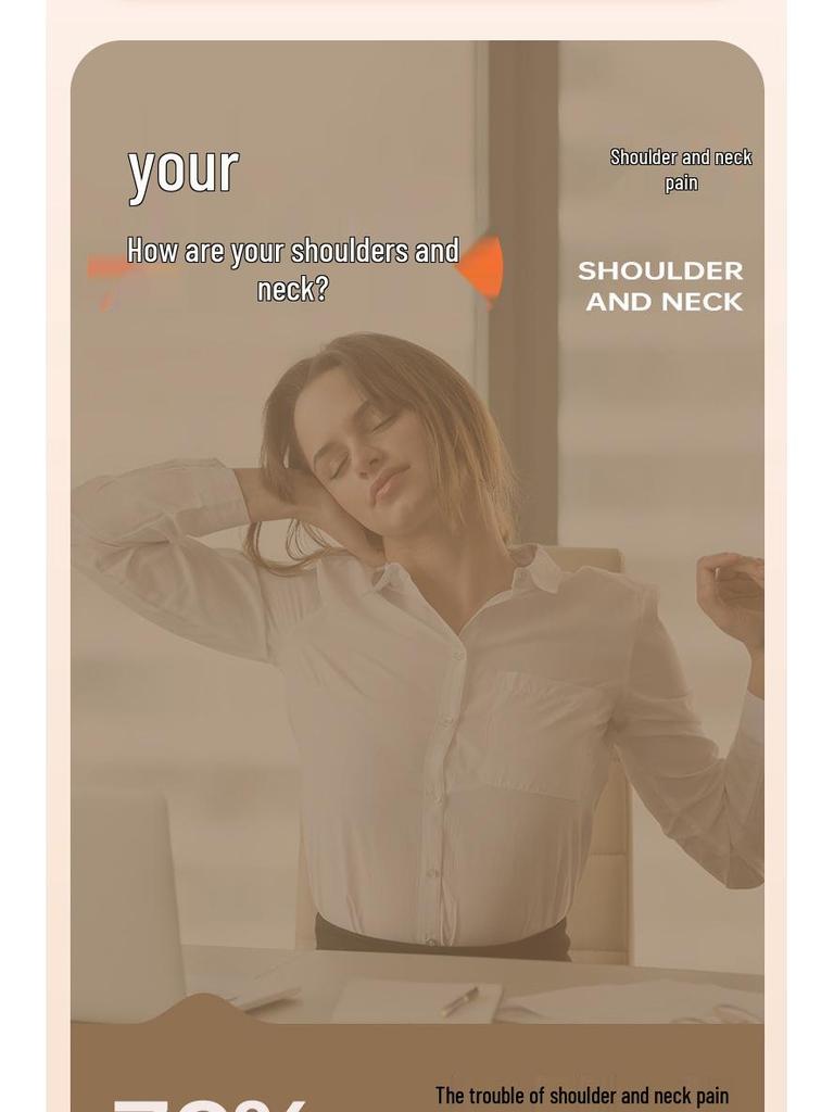 Multifunctional Cross-Border Neck & Shoulder Massager: Heating, Kneading, and Trapezius Relief Device