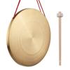 30cm Hand Gong Cymbals Brass Copper Gong Chapel Opera Percussion Instrument with Round Play Hammer