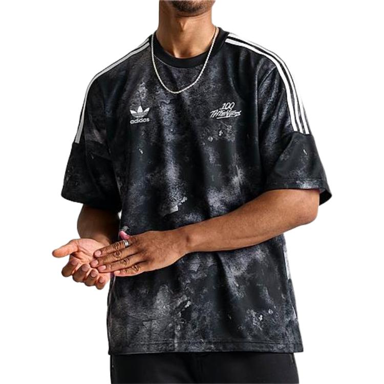 Adidas 100 Thieves Jersey Multicolor Men Streetwear IW4595