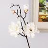 Handmade Artificial Magnolia Flower Real Touch Artificial Orchid Flowers  Home Living Room Decor