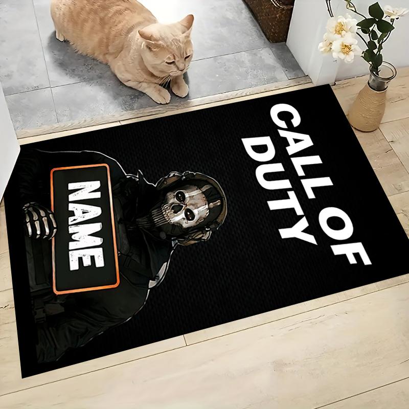 Custom Name "Shadow Warrior Emblem" Carpet Rug Customizable Soft Washable Anti-Slip Home Living Room Sofa Mats Personalized Rug. 0909155