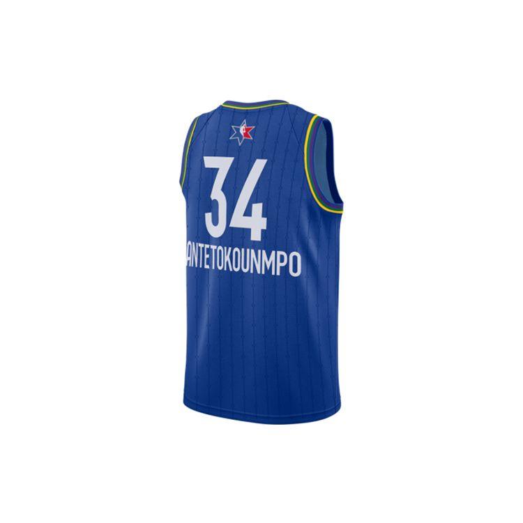 Jordan Джерси NBA All-Star Edition Swingman - Яннис Адетокунбо Мужская майка синяя CJ1059-495