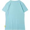 X LINE FRIENDS Sports Fashion Collection Regular T Shirt Women's Blue AHSR808-4