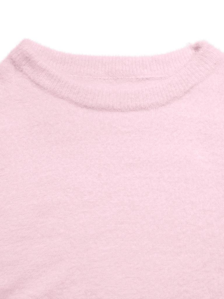 Autumn/Winter 2026 Loose European & American Style Wool Knit Pullover - Women's Long Sleeve Sweater