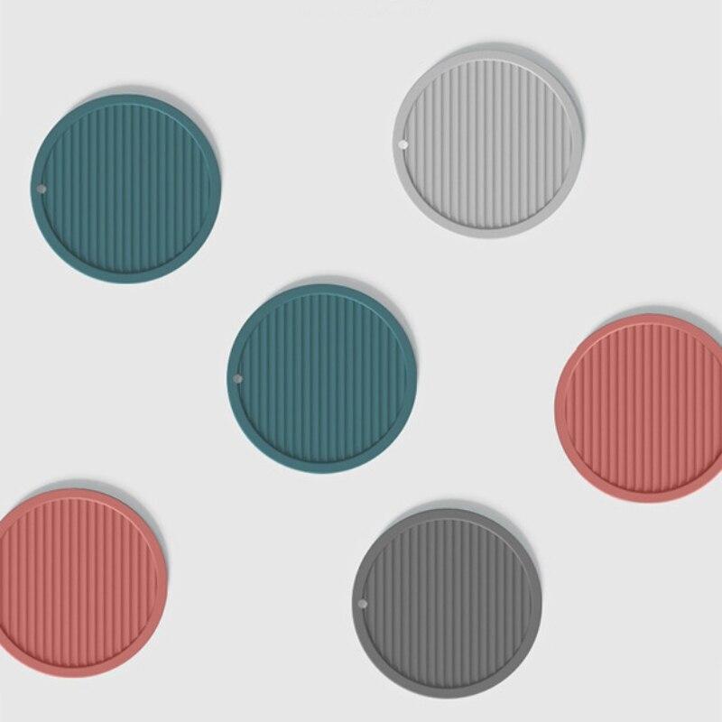 Silicone Trivet Heat Resistant Countertop Placemat Round Table Mat
