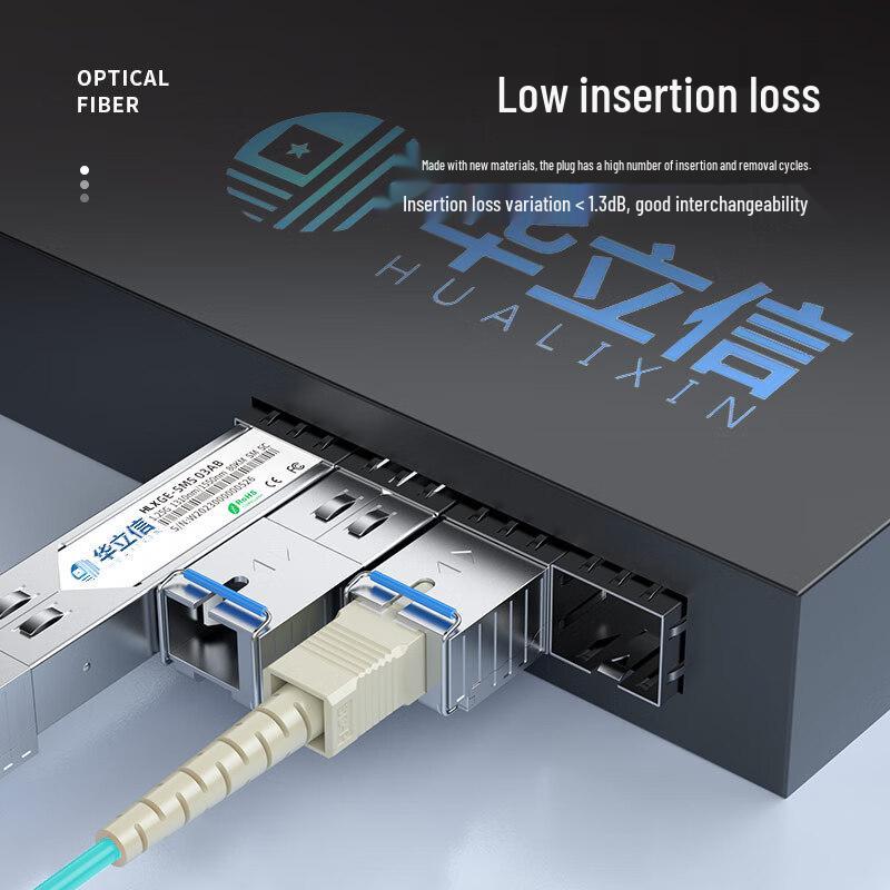 HUALIXIN 10 Gigabit OM3 Multimode Fiber Optic Patch Cable