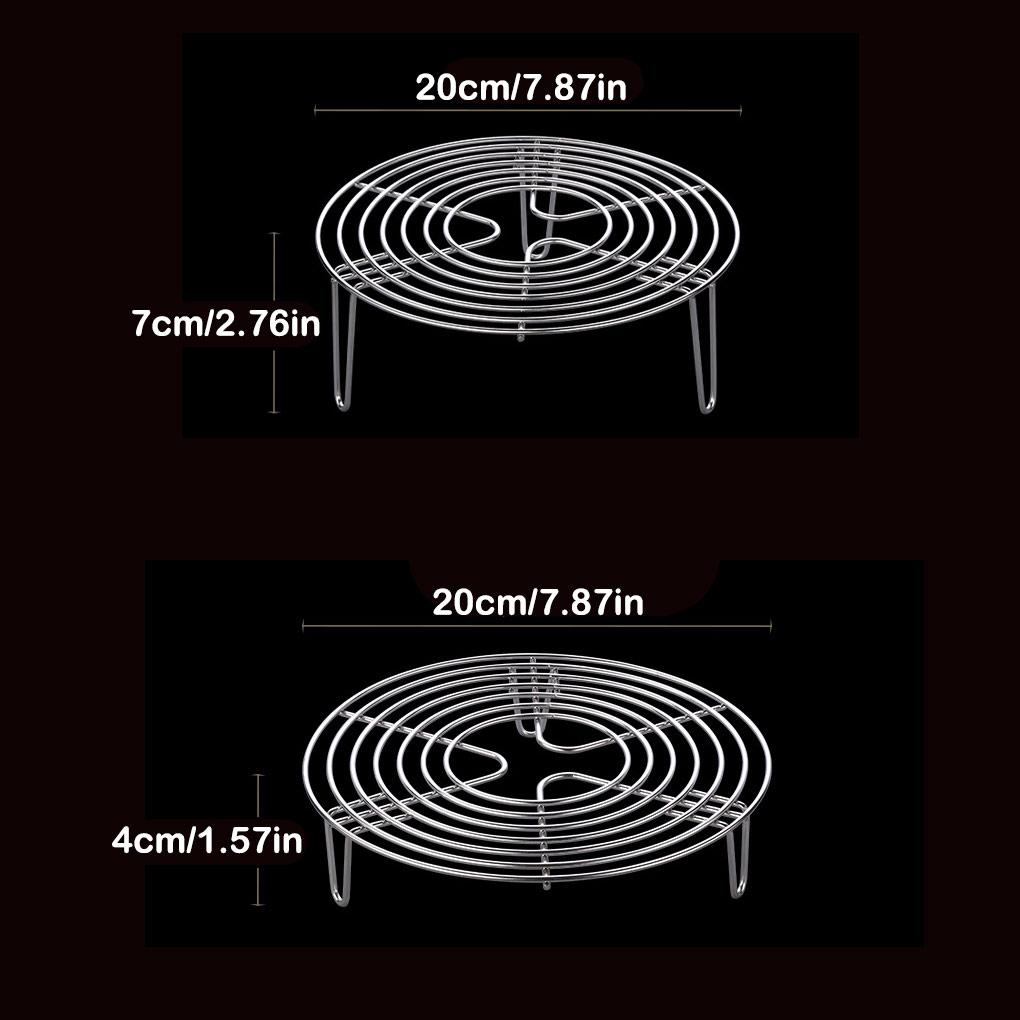Паровая решетка из нержавеющей стали, нержавеющая сталь, решетка для пароварки для яиц, аксессуары для посуды, кухонная утварь, держатель для фритюрницы для жарки