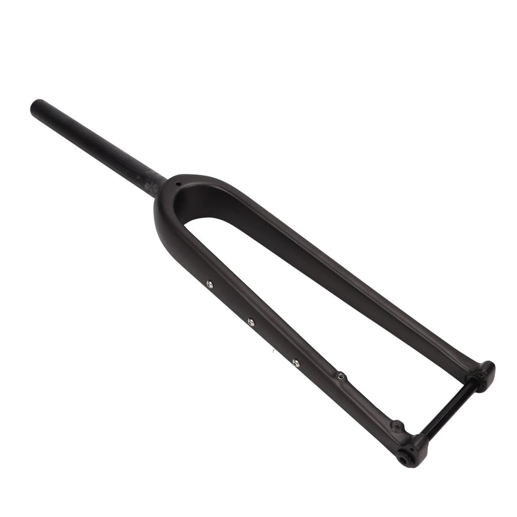 Передняя вилка для велосипеда из углеродного волокна 100 мм, матовая прямая труба, передняя амортизационная вилка для велосипеда