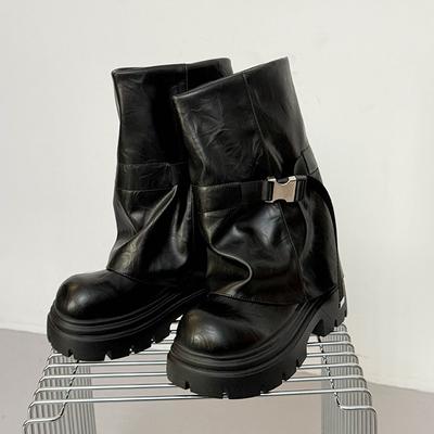 Модные ботинки-чулки на толстой подошве, увеличивающие рост, универсальные, 2025 новинка, женские ботинки, женские популярные короткие ботинки легкие и не утомляют